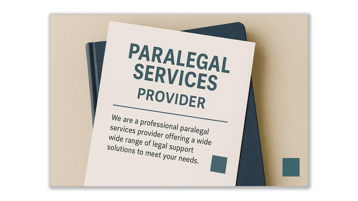 Paralegal Service Provider