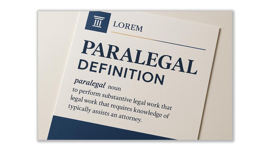 Paralegal Definition