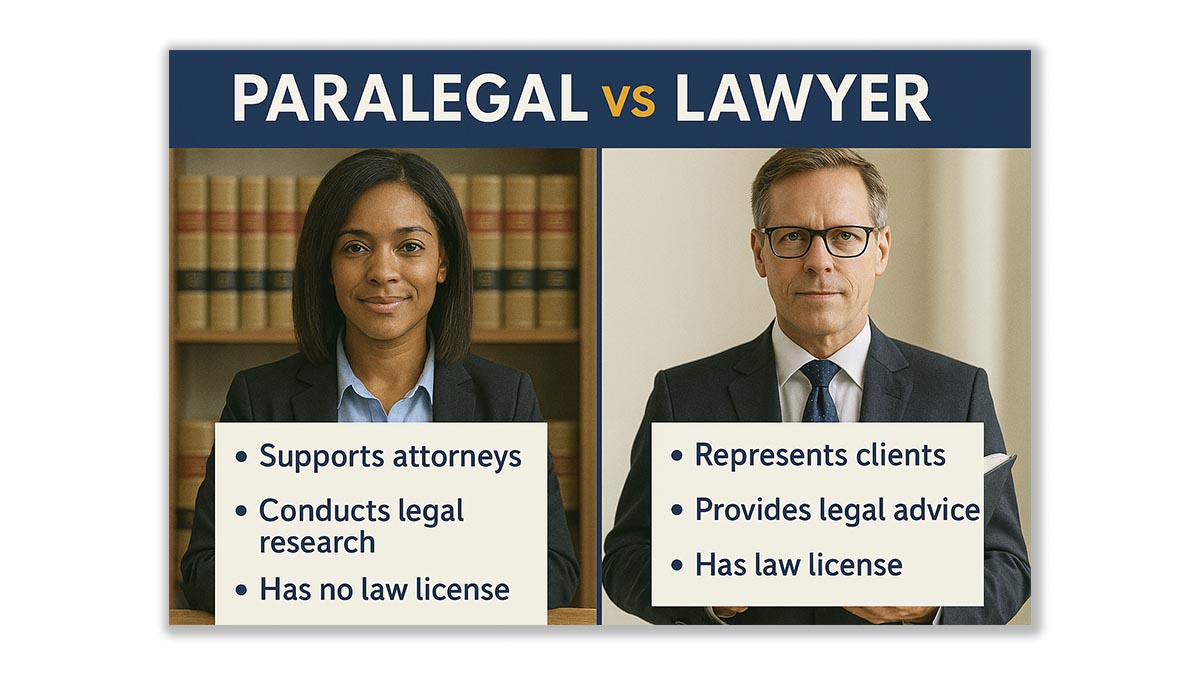 Paralegal vs Lawyer - Paralegal. RegentsRS